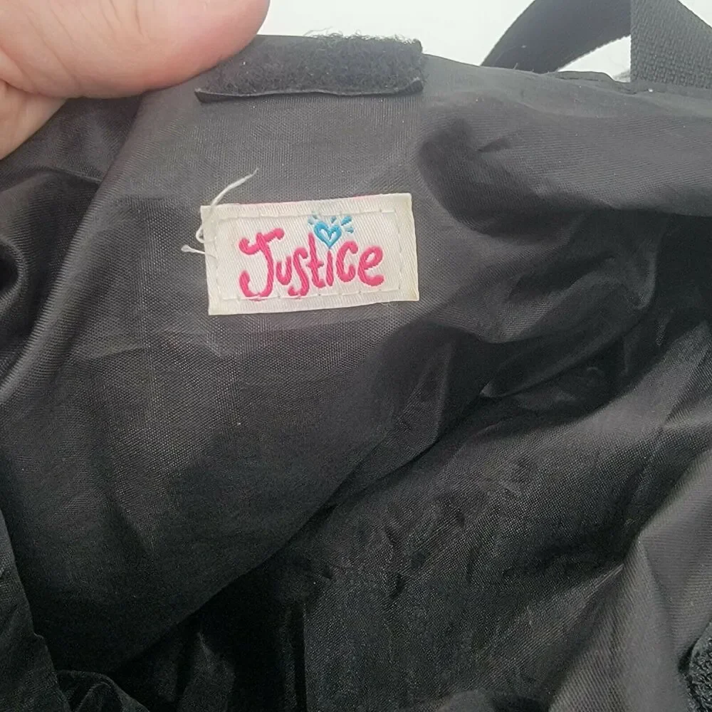 Justice Silver Black Initial 